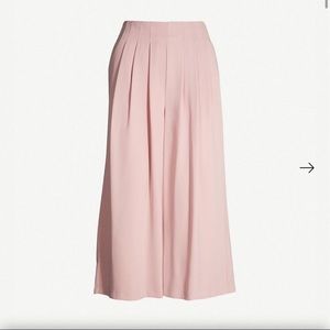 Topshop-wide leg crepe trousers
